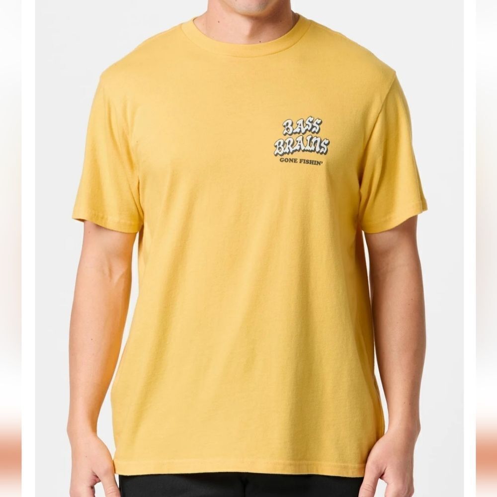 Brixton Bass Brains Gone Fishing T-shirt
